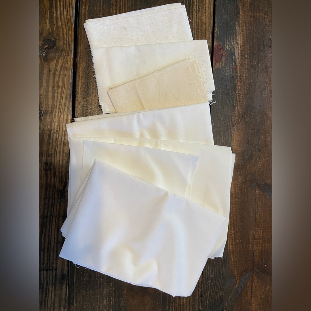 Miscellaneous Fabrics for making clothes includes some Madina Silk. BUNDLE